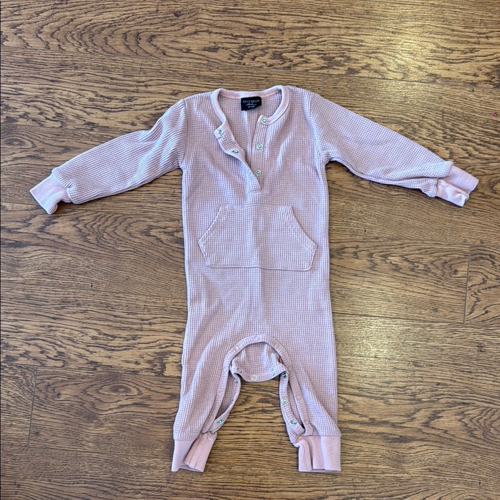 Little Bipsy Light Pink Kids One Piece Footie